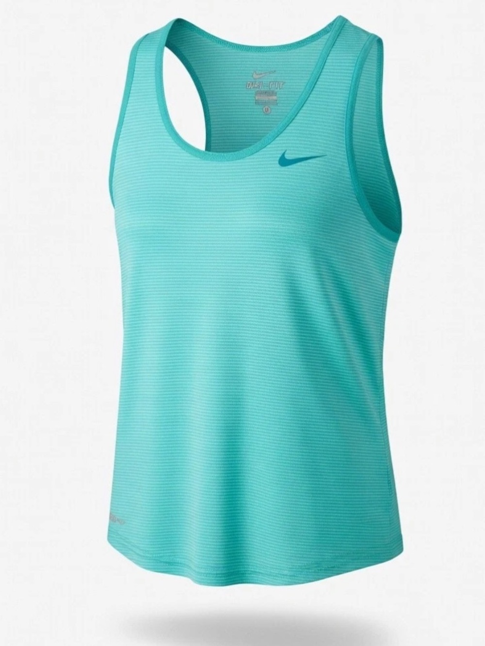 Nike Dri-FIT turquoise striped Tank Top